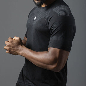 Camiseta Apex Dry Middle Lupus Preto - Sem Costura