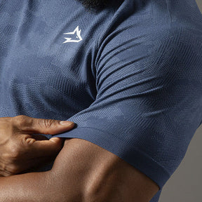 Camiseta Apex Dry New Lupus Marinho - Sem Costura