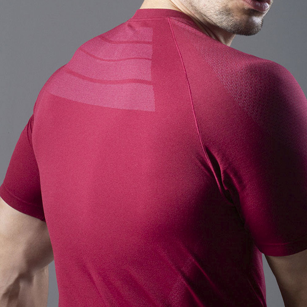 Camiseta Apex Dry New Tenacity Vinho - Sem Costura