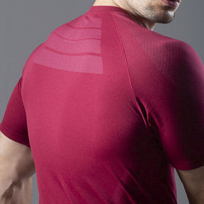 Camiseta Apex Dry New Tenacity Vinho - Sem Costura