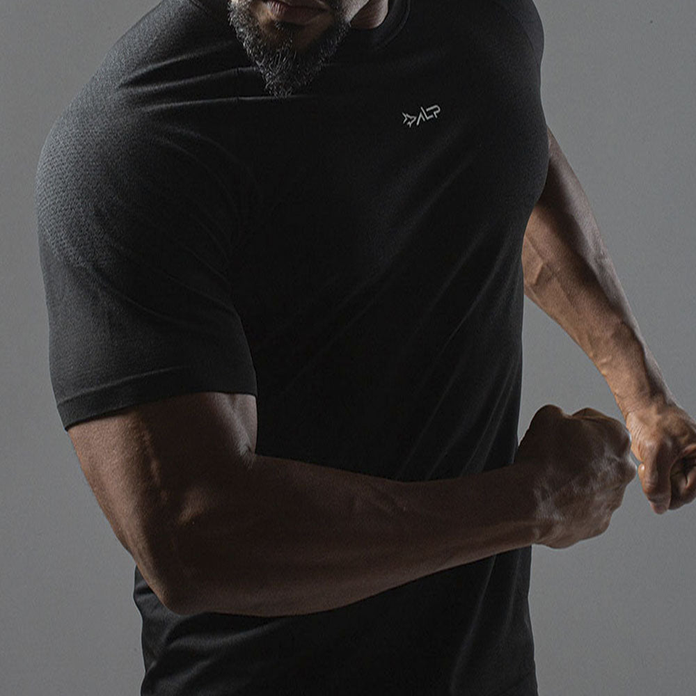 Camiseta Apex Dry New Tenacity Preto - Sem Costura