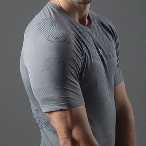 Camiseta Apex Dry Middle Lupus Cinza - Sem Costura