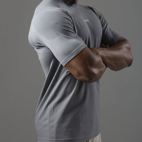 Camiseta Apex Dry New Tenacity Cinza - Sem Costura