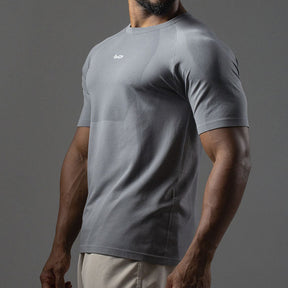 Camiseta Apex Dry New Tenacity Cinza - Sem Costura