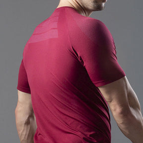 Camiseta Apex Dry New Tenacity Vinho - Sem Costura