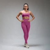 Conjunto Basic Feminino Top e Calça - New Horizon Rosa Rouge