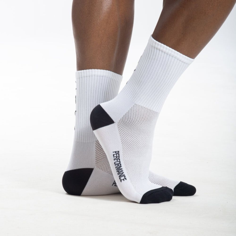 Meia Performance Alpha - Branco