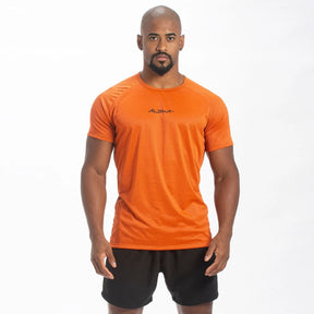Camiseta Dry Fit New Fluid Mescla Laranja
