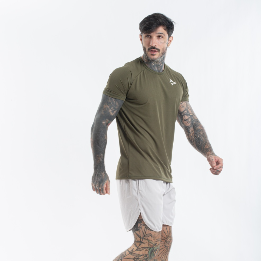 Camiseta Dry Fit New Lupus Verde Uva