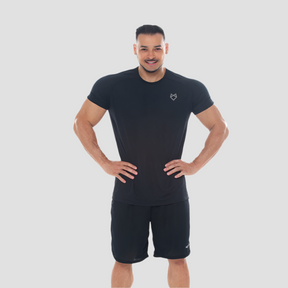 Kit 6 Camisetas Pretas de Treino