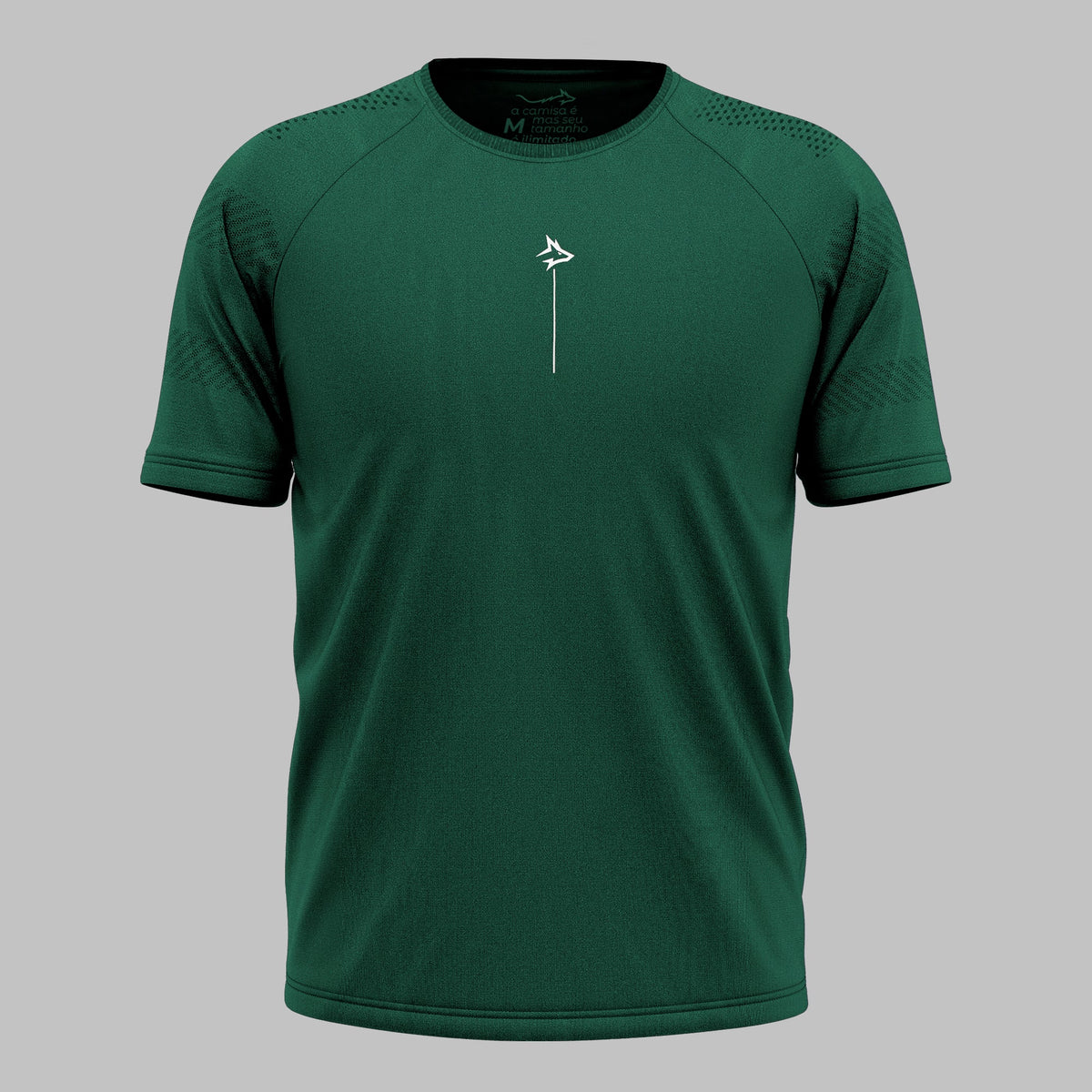 Camiseta Apex Dry Line Lupus Verde - Sem Costura