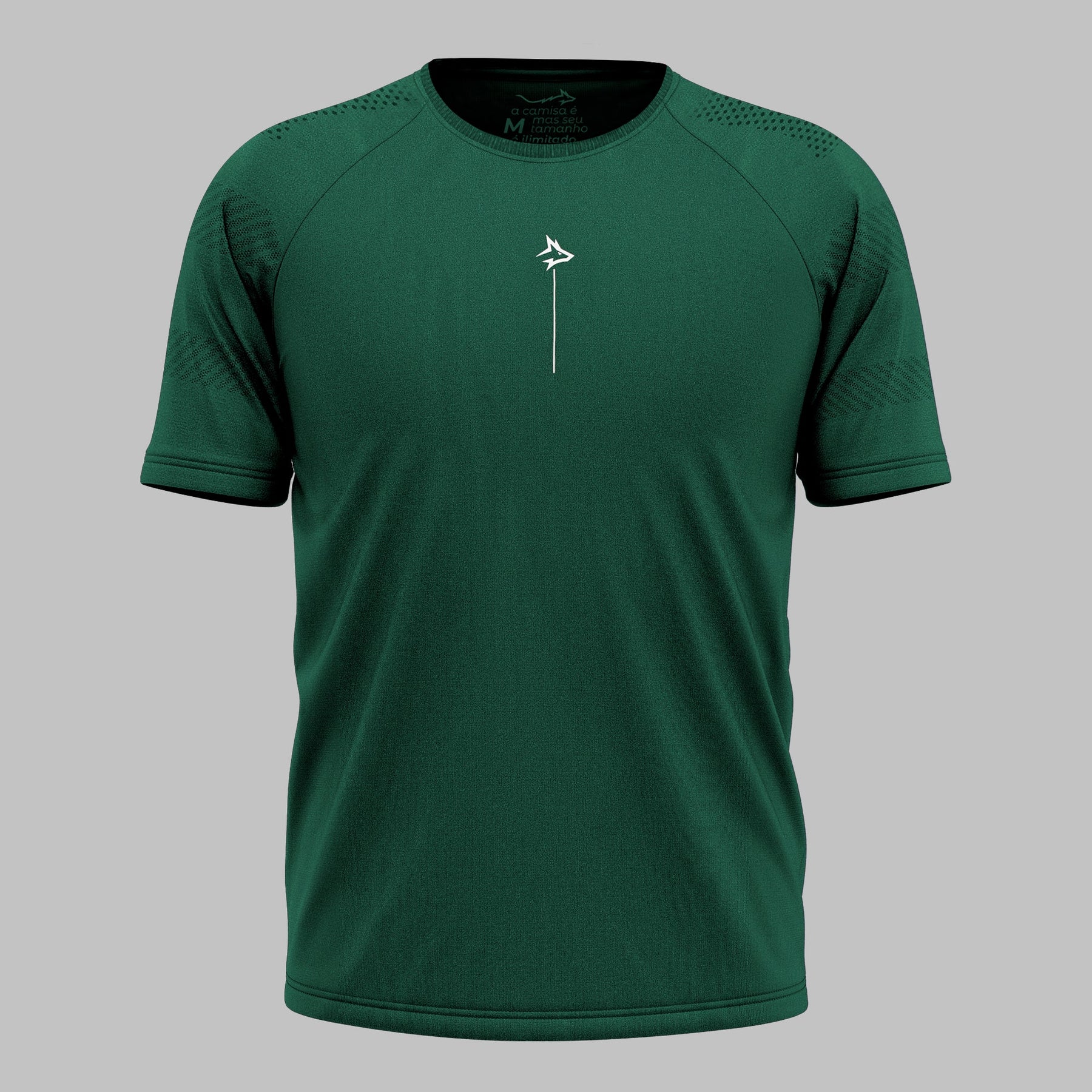 Camiseta Apex Dry Line Lupus Verde - Sem Costura