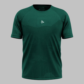 Camiseta Apex Dry Middle Lupus Verde - Sem Costura