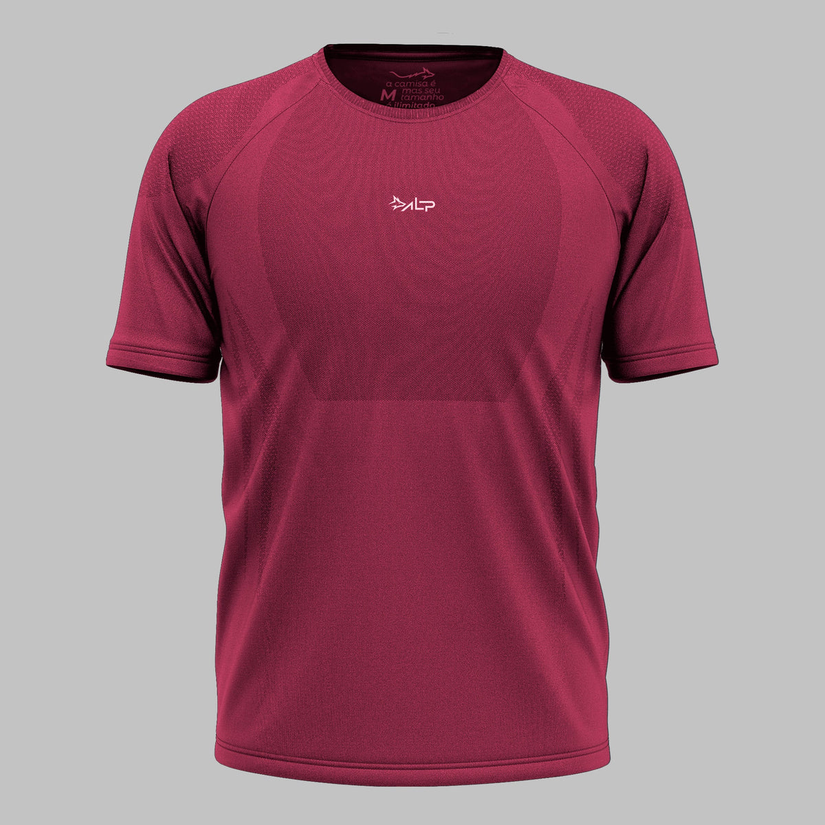 Camiseta Apex Dry New Tenacity Vinho - Sem Costura