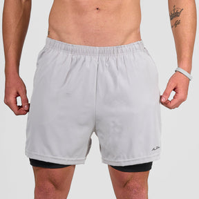 Bermuda Dry Fit Compressão Fluid Cinza