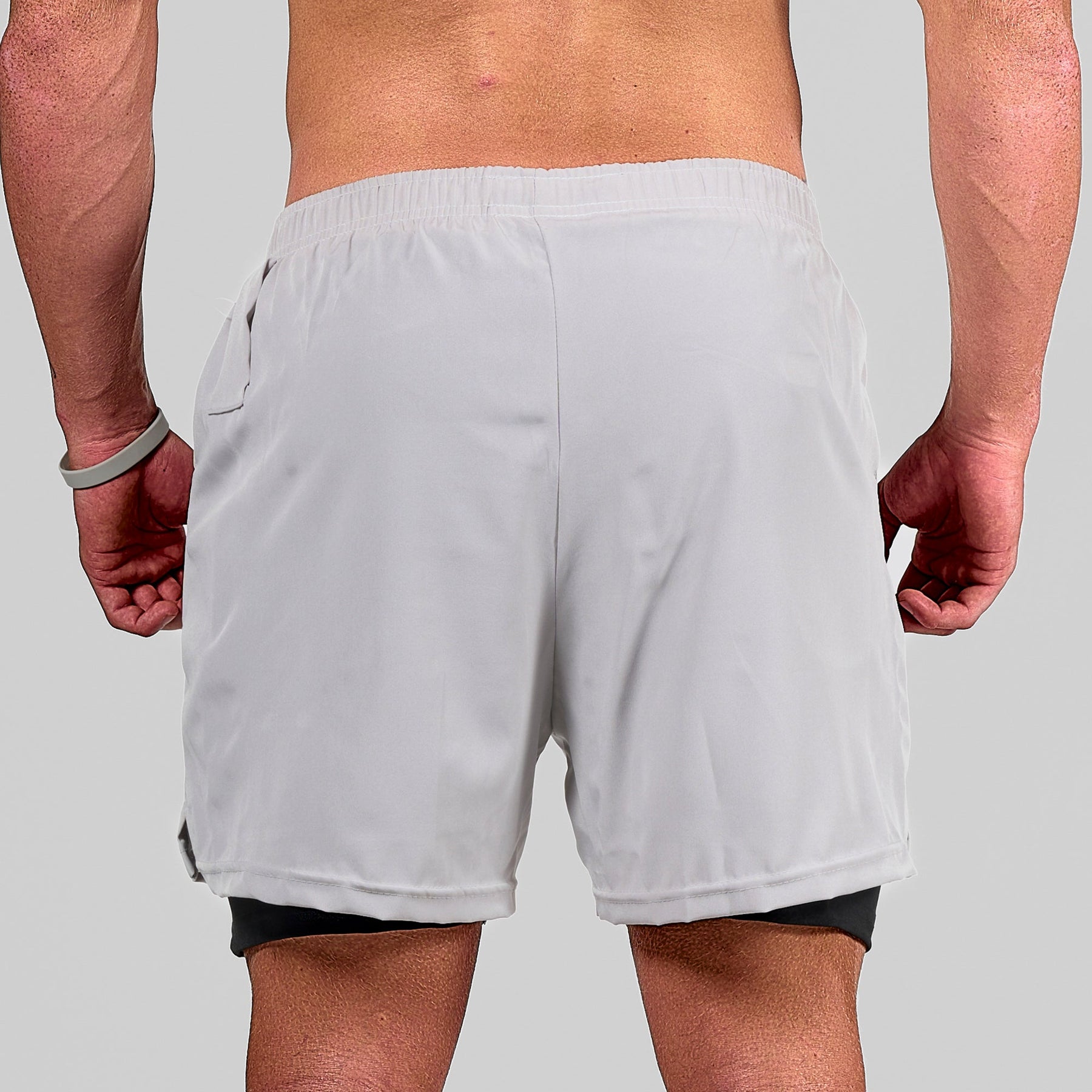 Bermuda Dry Fit Compressão Fluid Cinza