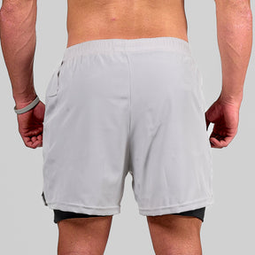 Bermuda Dry Fit Compressão Fluid Cinza