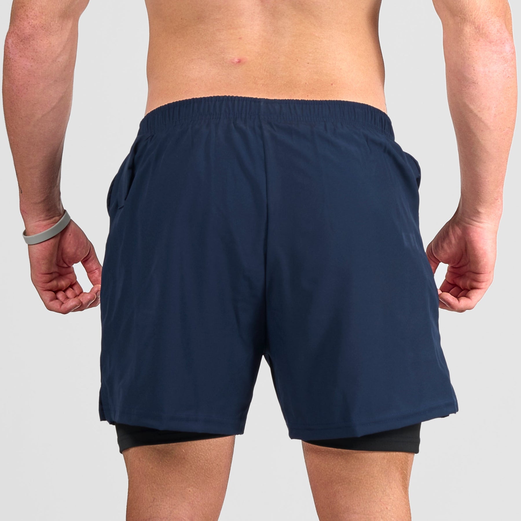 Bermuda Dry Fit Compressão Fluid Marinho