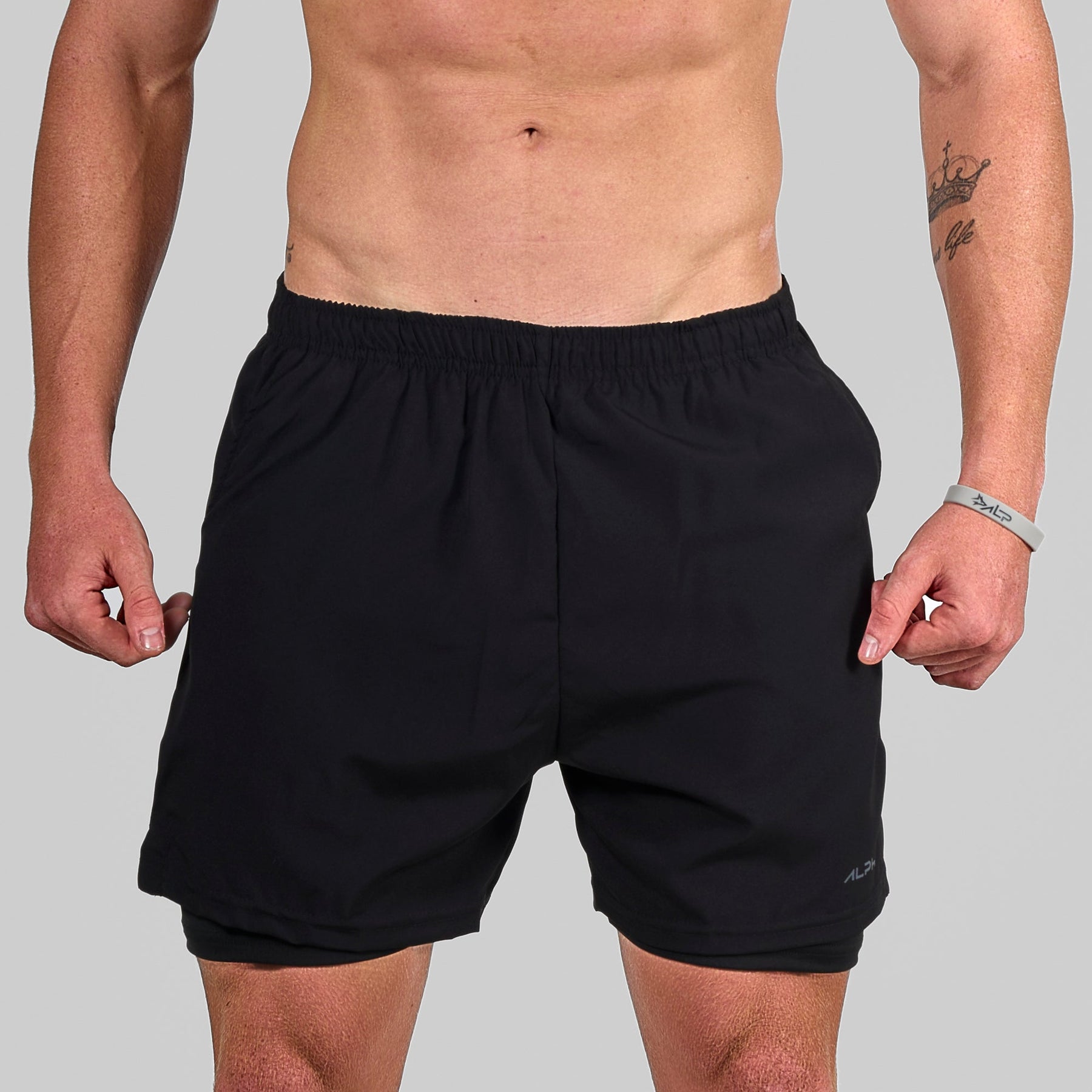 Bermuda Dry Fit Compressão Fluid Preto