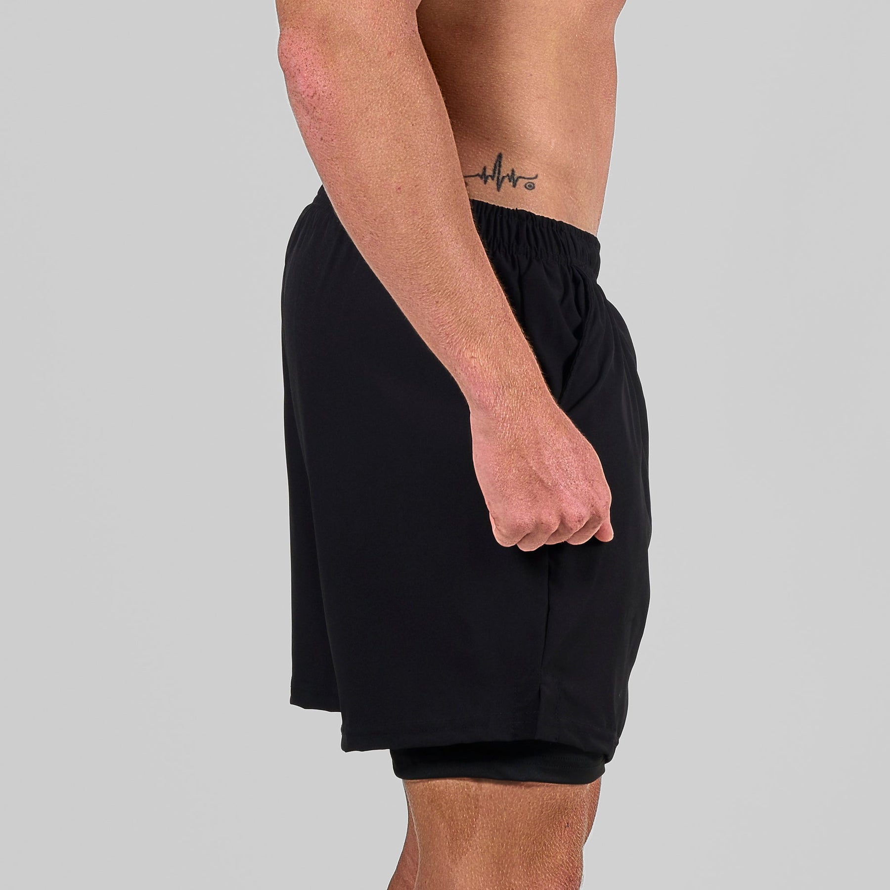 Bermuda Dry Fit Compressão Fluid Preto
