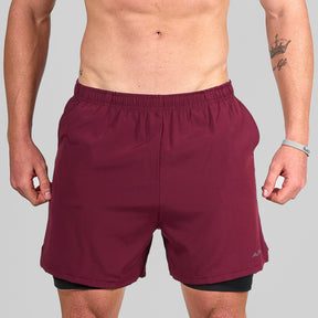 Bermuda Dry Fit Compressão Fluid Vinho