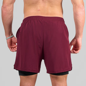 Bermuda Dry Fit Compressão Fluid Vinho