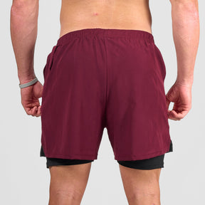 Bermuda Dry Fit Compressão Lupus Vinho