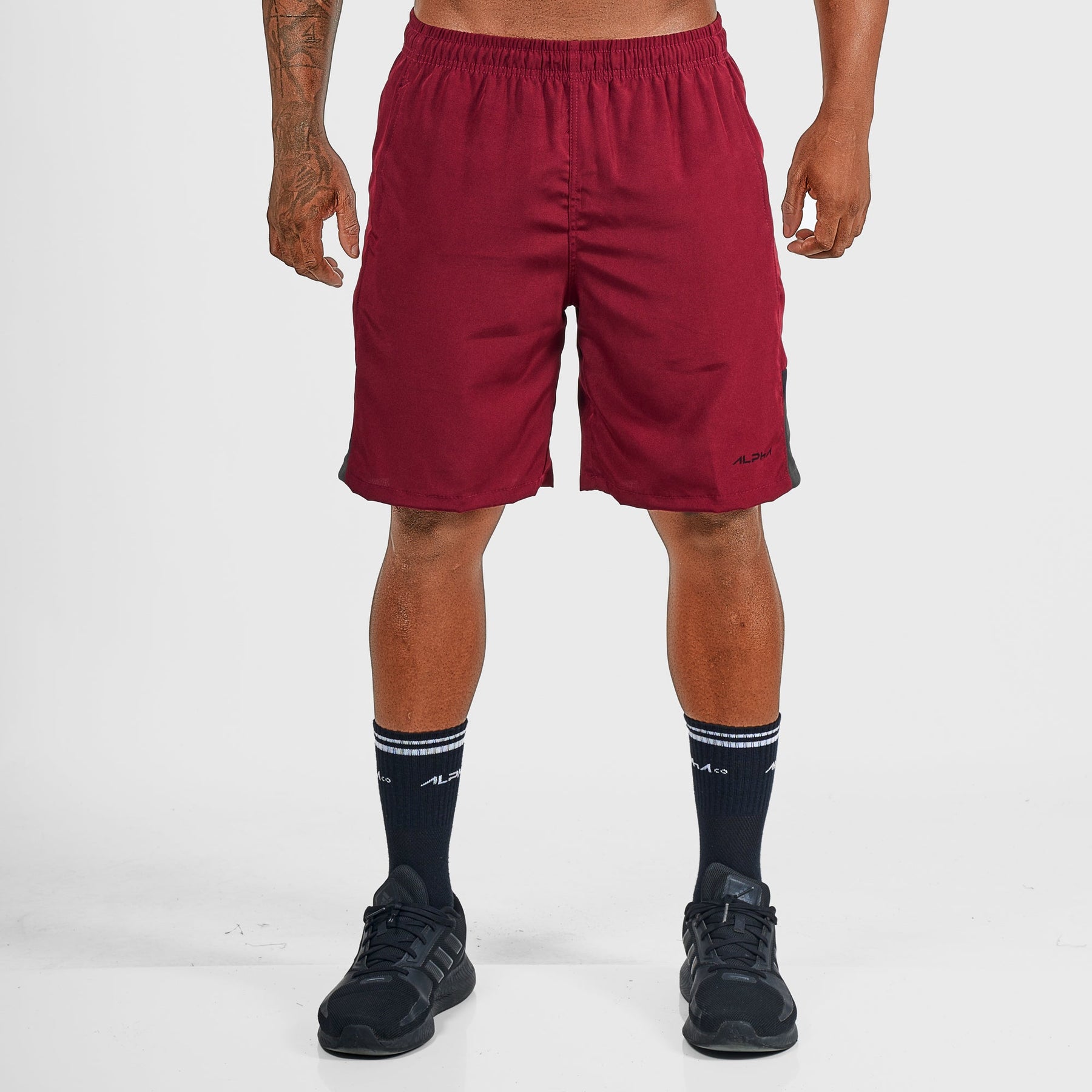 Bermuda Dry Fit Square Fluid Bordo