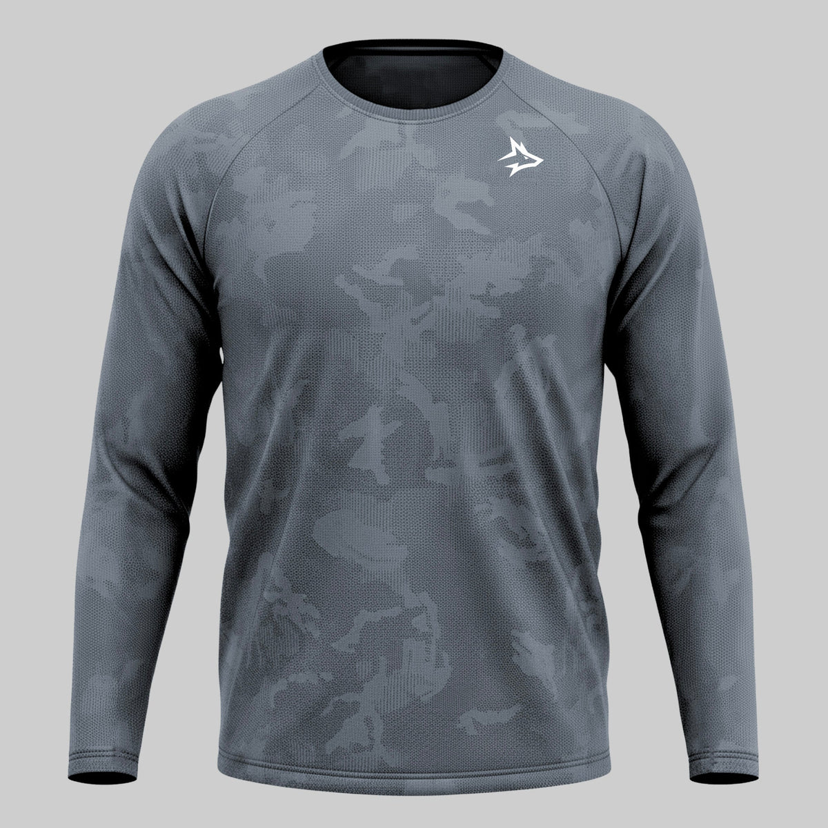 Camisa Manga Longa Apex Dry New Lupus Cinza - Sem Costura