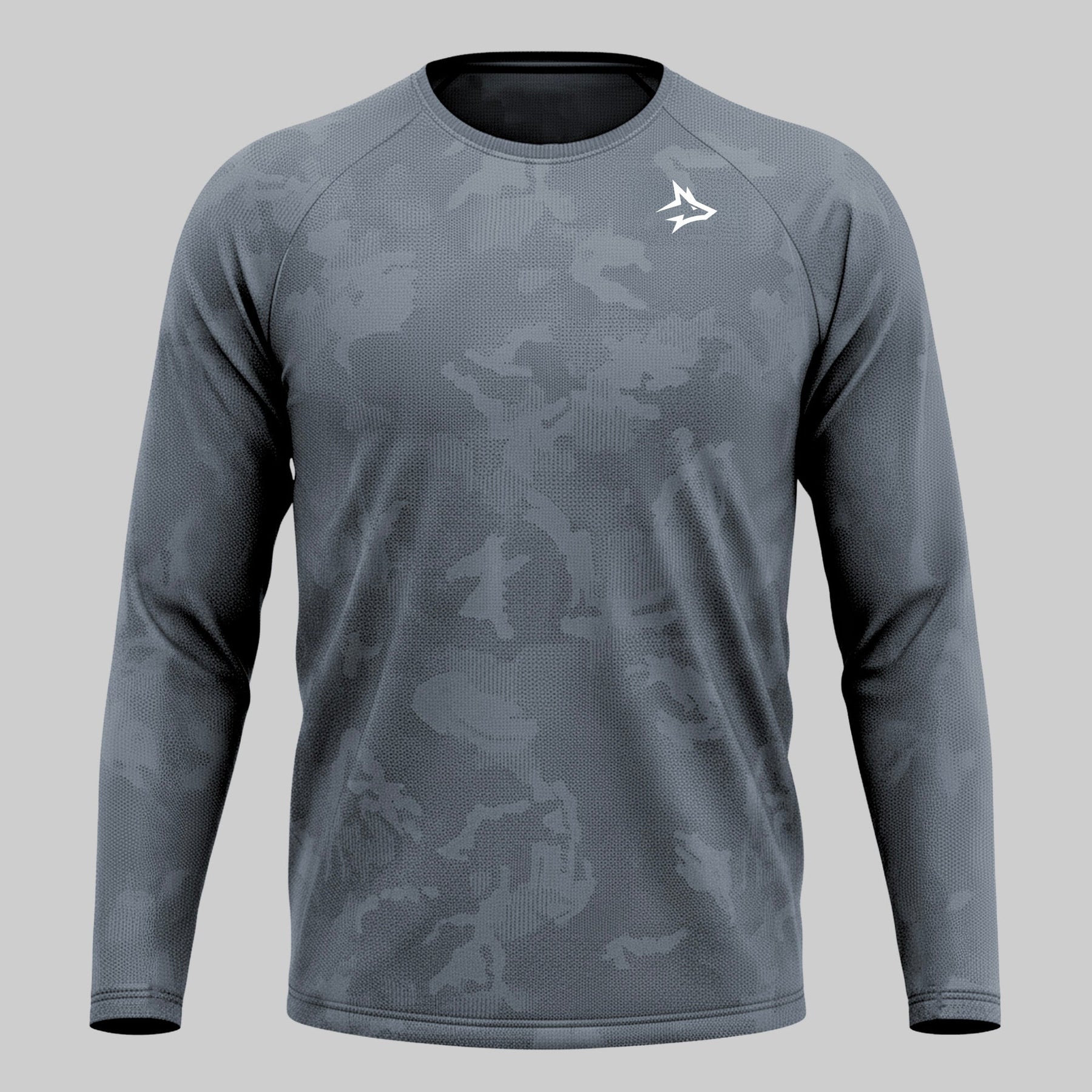 Camisa Manga Longa Apex Dry New Lupus Cinza - Sem Costura