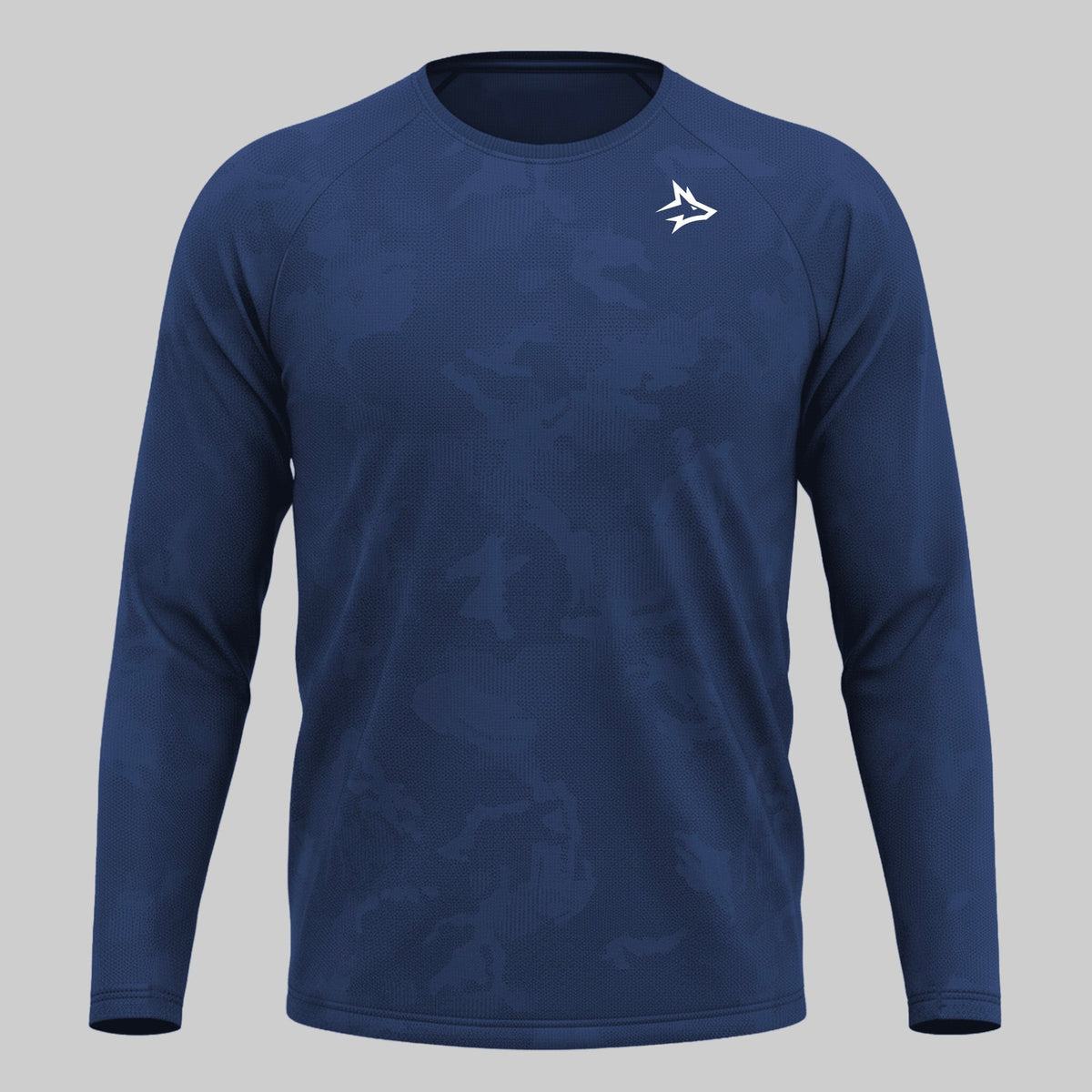 Camisa Manga Longa Apex Dry New Lupus Marinho - Sem Costura