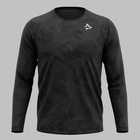 Camisa Manga Longa Apex Dry New Lupus Preto - Sem Costura