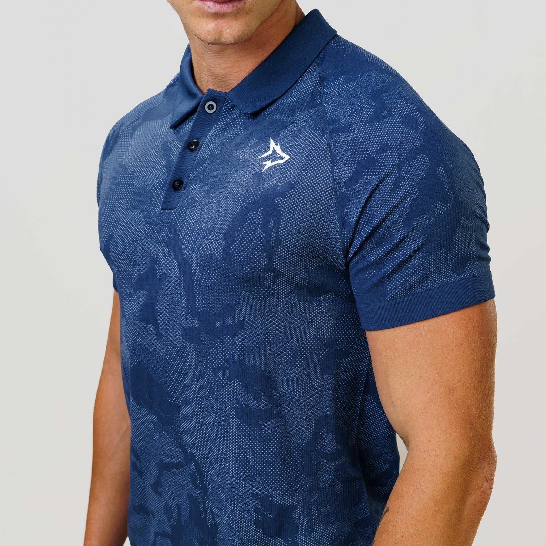 Camisa Polo Apex Dry New Lupus Marinho - Sem Costura