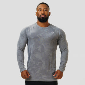 Camisa Manga Longa Apex Dry New Lupus Cinza - Sem Costura