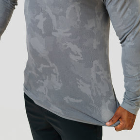 Camisa Manga Longa Apex Dry New Lupus Cinza - Sem Costura