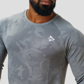 Camisa Manga Longa Apex Dry New Lupus Cinza - Sem Costura