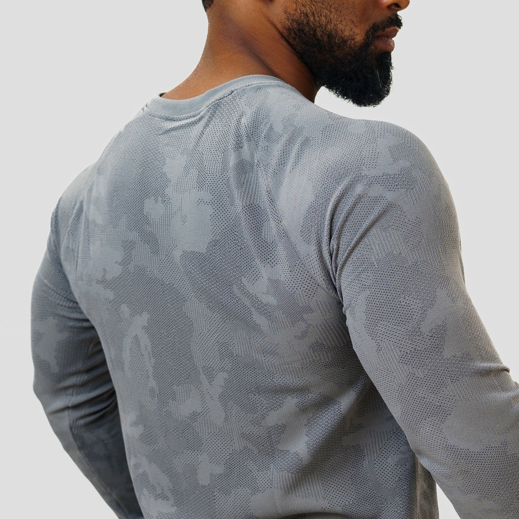 Camisa Manga Longa Apex Dry New Lupus Cinza - Sem Costura