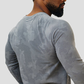 Camisa Manga Longa Apex Dry New Lupus Cinza - Sem Costura