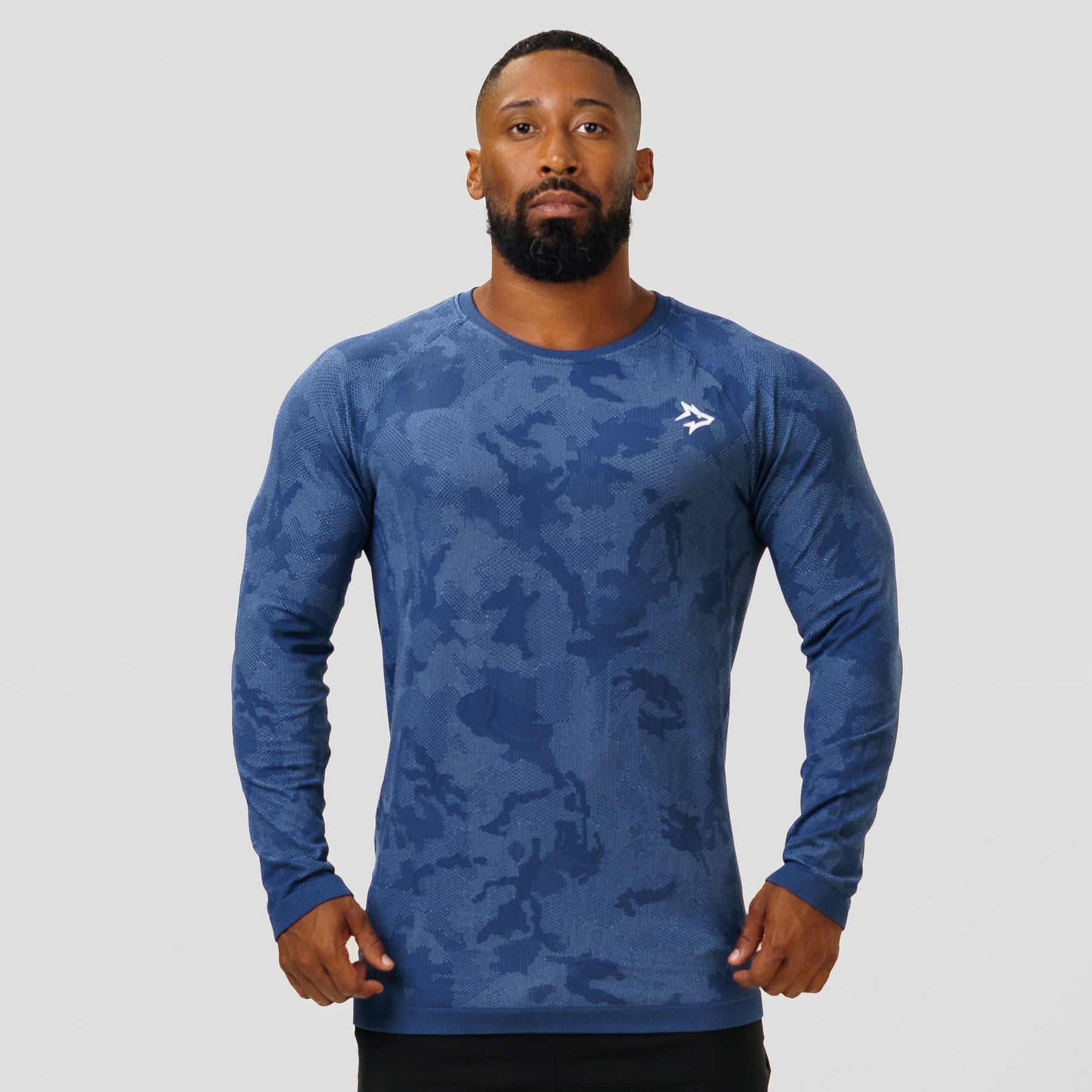 Camisa Manga Longa Apex Dry New Lupus Marinho - Sem Costura