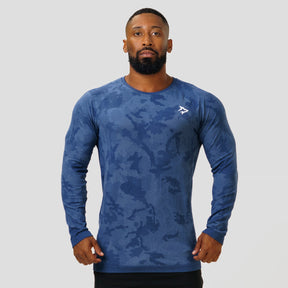 Camisa Manga Longa Apex Dry New Lupus Marinho - Sem Costura