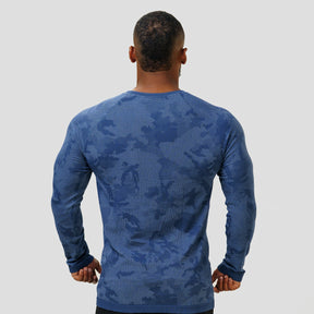 Camisa Manga Longa Apex Dry New Lupus Marinho - Sem Costura