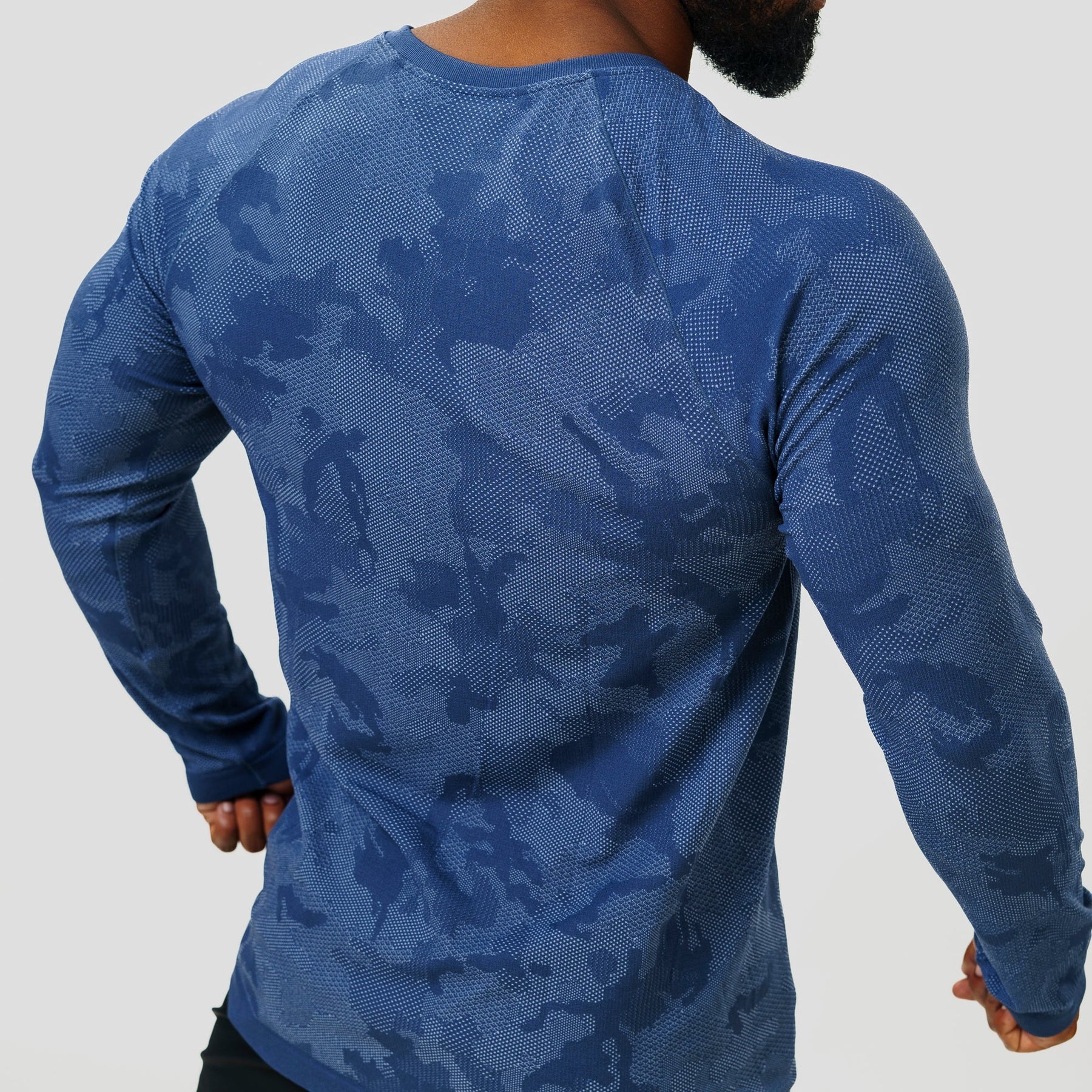 Camisa Manga Longa Apex Dry New Lupus Marinho - Sem Costura