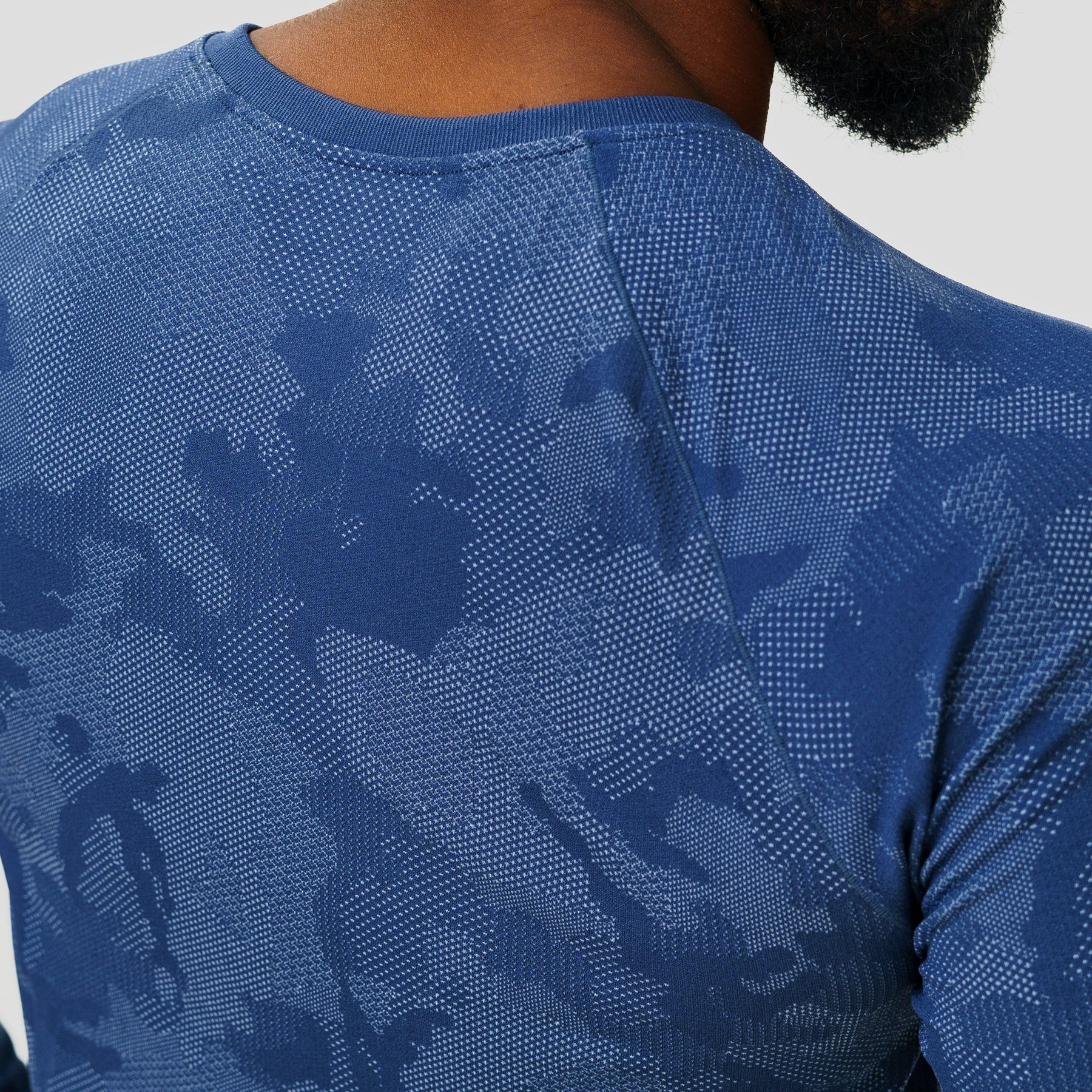 Camisa Manga Longa Apex Dry New Lupus Marinho - Sem Costura