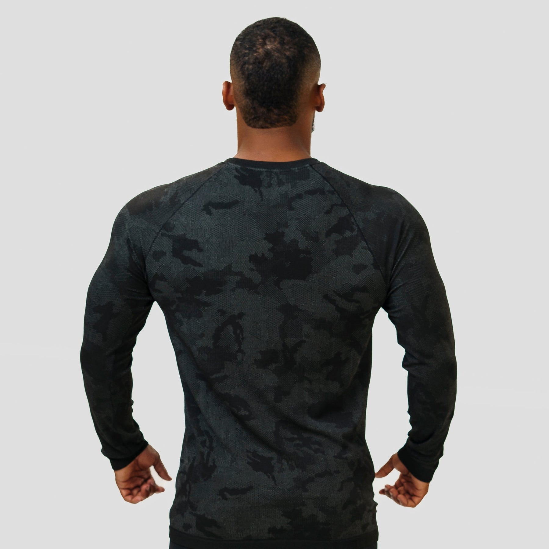 Camisa Manga Longa Apex Dry New Lupus Preto - Sem Costura