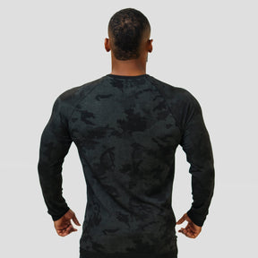 Camisa Manga Longa Apex Dry New Lupus Preto - Sem Costura