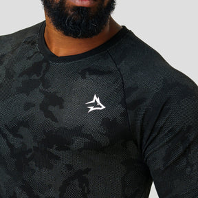 Camisa Manga Longa Apex Dry New Lupus Preto - Sem Costura