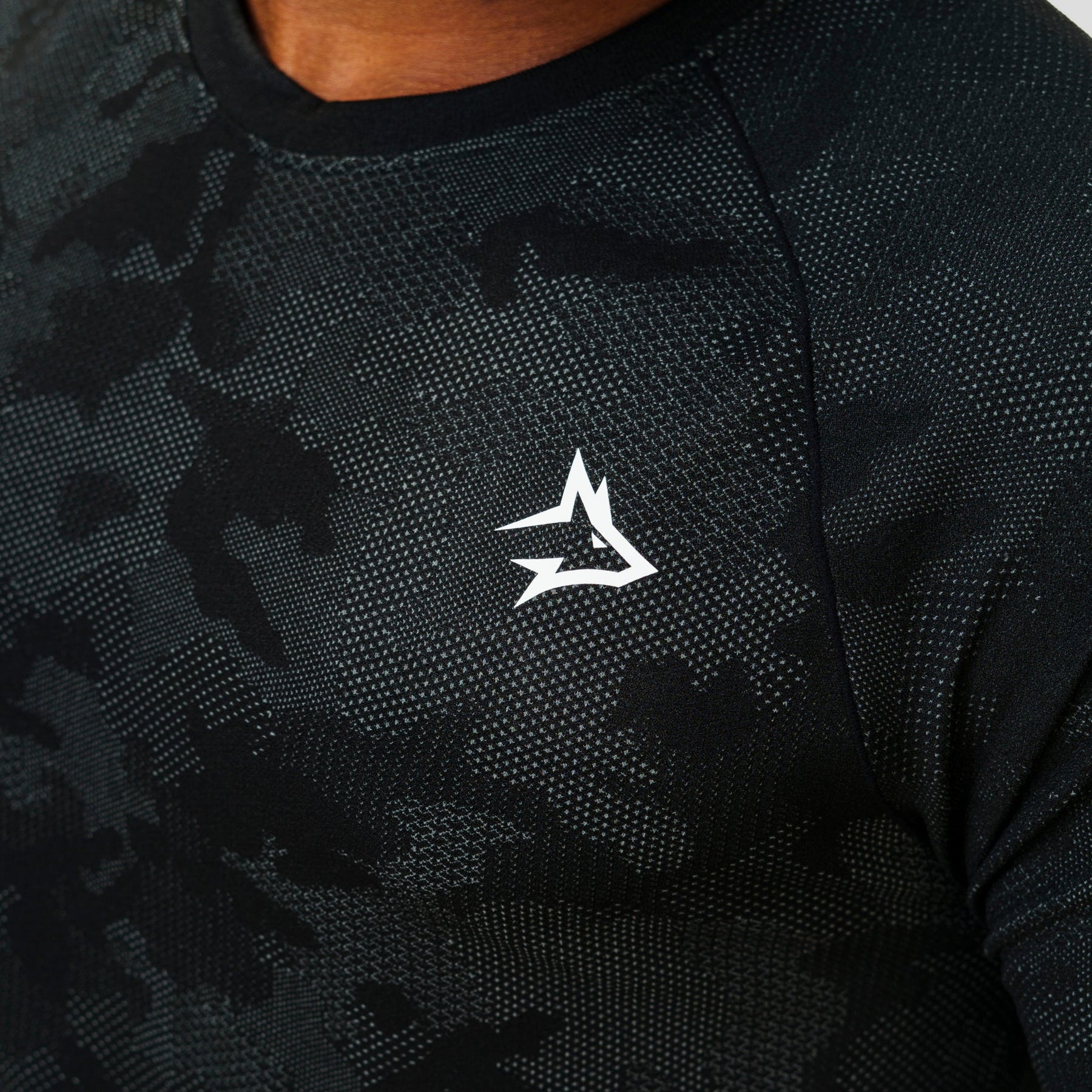 Camisa Manga Longa Apex Dry New Lupus Preto - Sem Costura