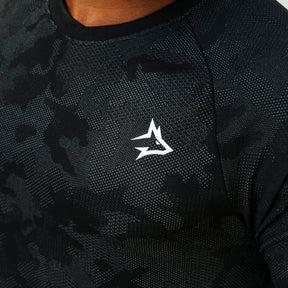 Camisa Manga Longa Apex Dry New Lupus Preto - Sem Costura