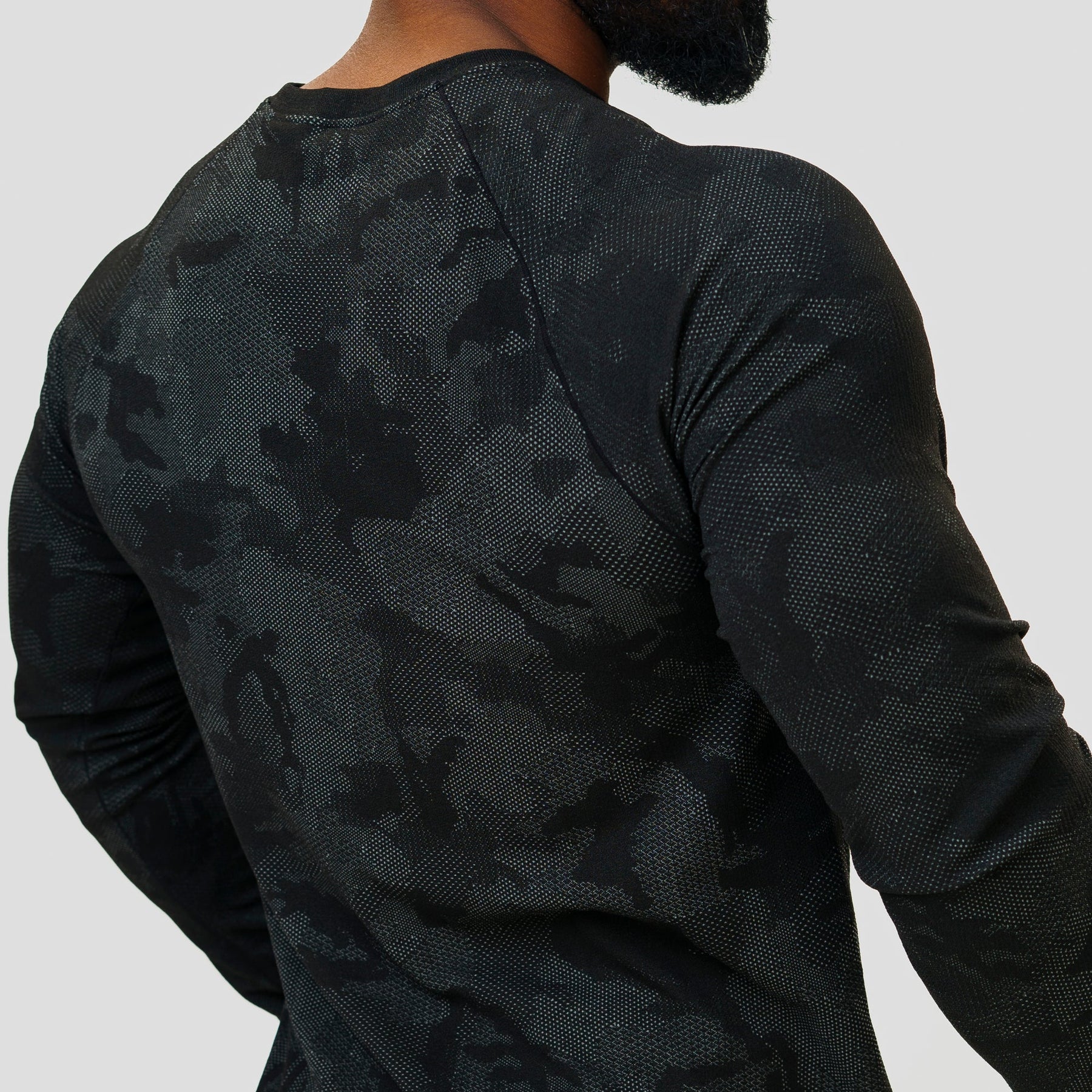 Camisa Manga Longa Apex Dry New Lupus Preto - Sem Costura