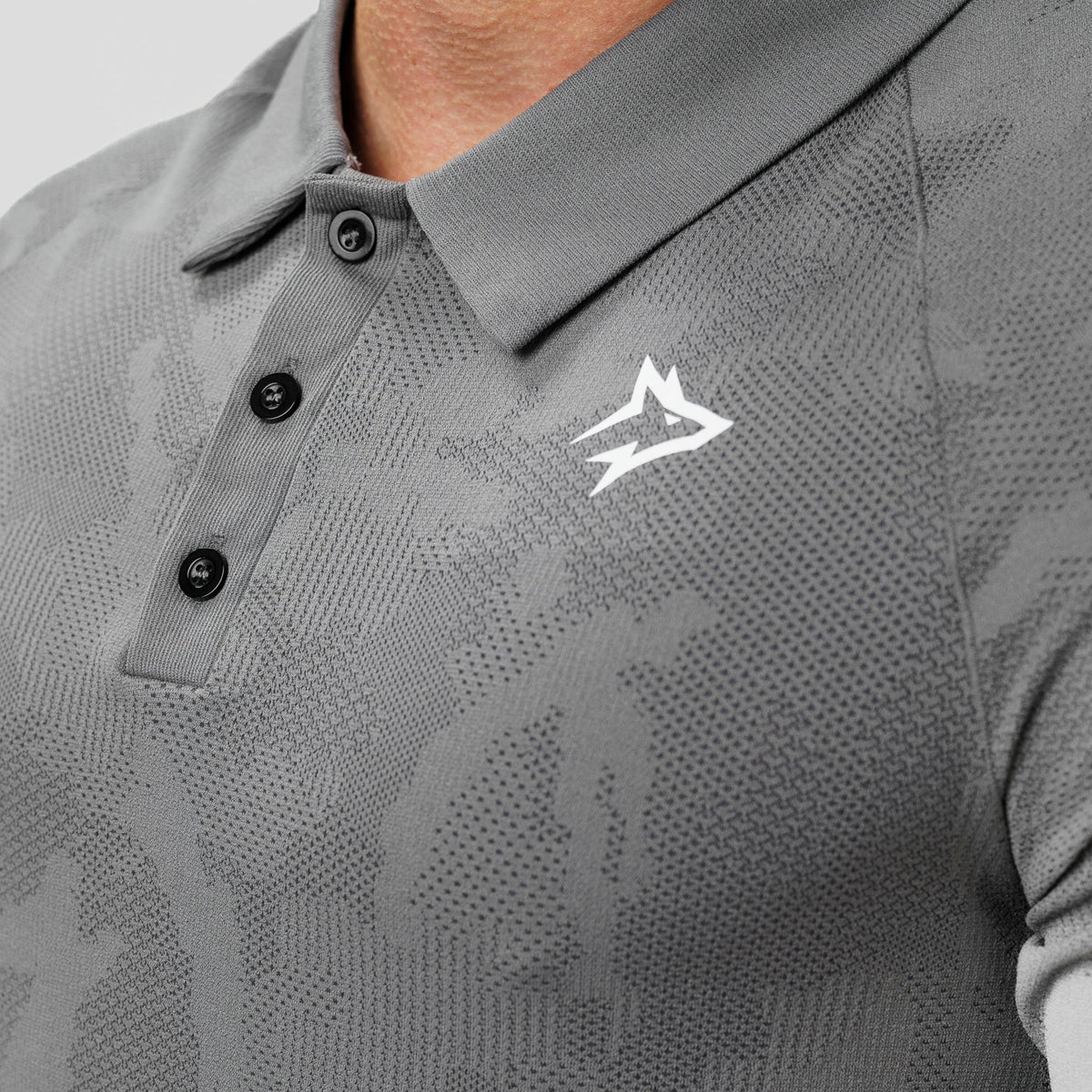 Camisa Polo Apex Dry New Lupus Cinza - Sem Costura